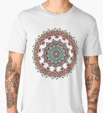 Mandala Christmas Pug Men's Premium T-Shirt