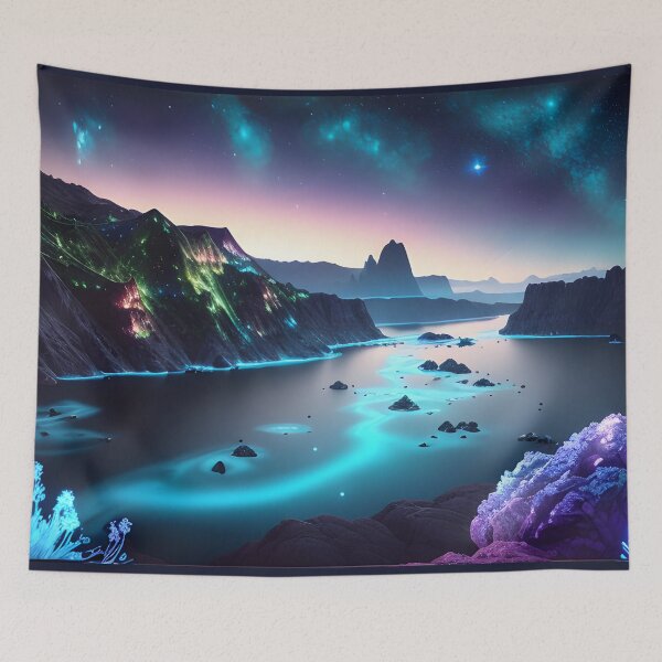 Item preview, Neon Lakeside designed and sold by WorldOfWindu.