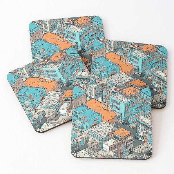 Item preview, City with courts and cars designed and sold by ivanmejia.