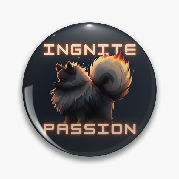 Item preview, Dog Cartoon Ignite Passion with Anime Keeshond - Dog Art designed and sold by Woof-n-Wear.