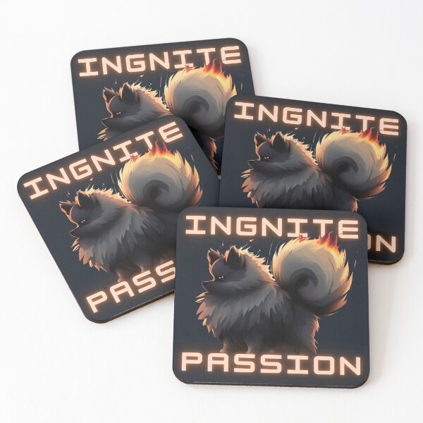 Item preview, Dog Cartoon Ignite Passion with Anime Keeshond - Dog Art designed and sold by Woof-n-Wear.