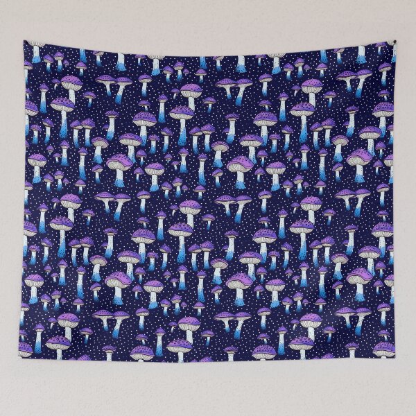 Item preview, Starry Mushrooms designed and sold by CraftingImpulse.