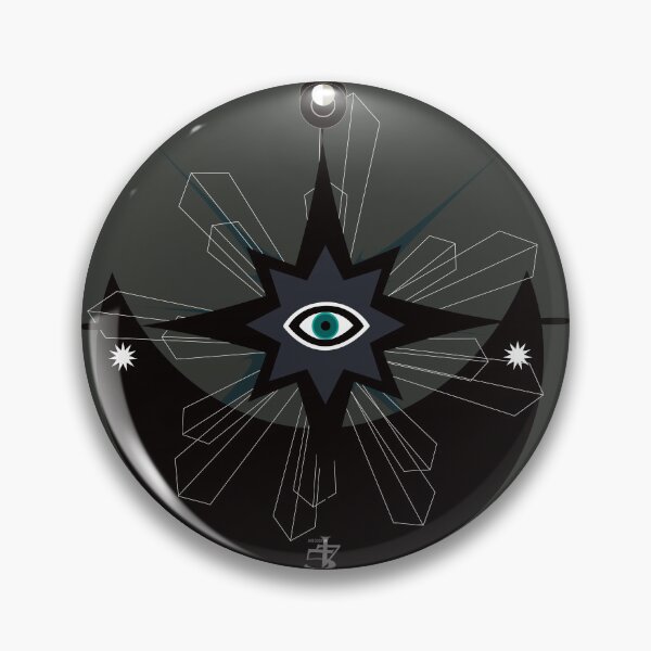 Item preview, Dark Mystic Vibe -radial crystal design, sun/moon/eye designed and sold by ArtDoor54.