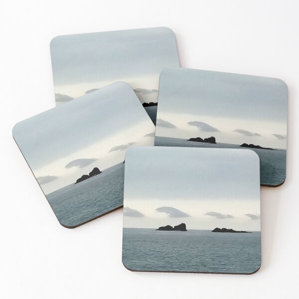Item preview, Nature's Canvas: A Serene Beachscape of Stones, Sky and Clouds designed and sold by Zakrytos ★★★★★.