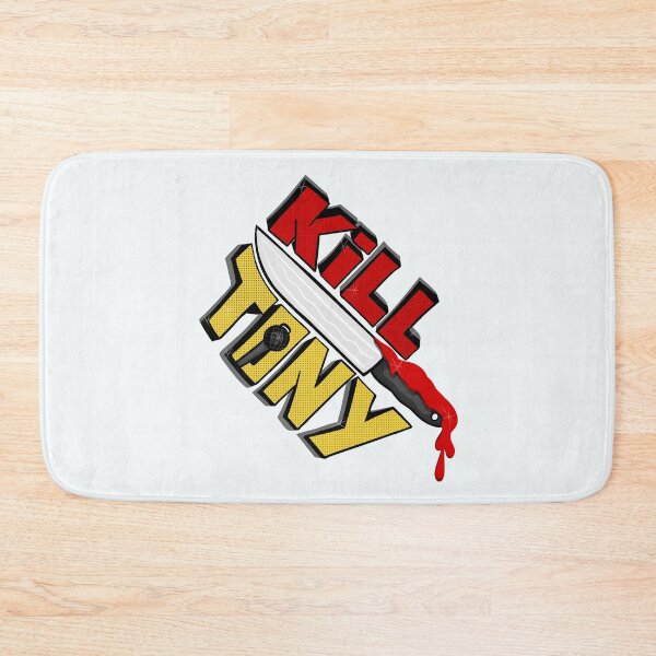 Item preview, Kill Tony Podcast Fun Fan Logo WIth Microphone and a Knife (White) designed and sold by Kill Tony Fan Designs.