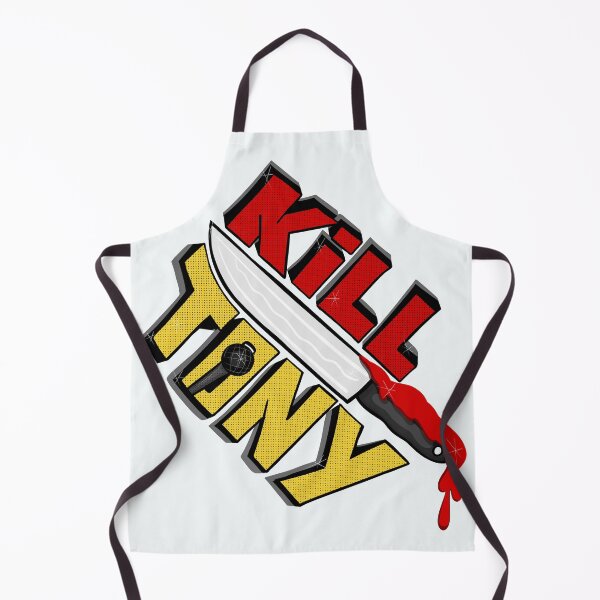 Item preview, Kill Tony Podcast Fun Fan Logo WIth Microphone and a Knife (White) designed and sold by Kill Tony Fan Designs.