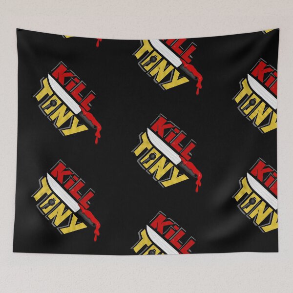 Item preview, Kill Tony Podcast Fun Fan Logo WIth Microphone and a Knife (Black) designed and sold by Kill Tony Fan Designs.