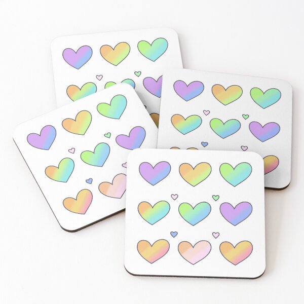 Item preview, Colorful Hearts Set Pack designed and sold by wonderxwander.