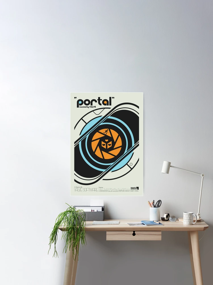 PORTAL Retro-Movie styled Poster Poster for Sale by ToastyGhostey