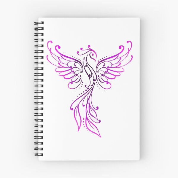 Item preview, Purple Phoenix Swirls designed and sold by CuteTattoo.