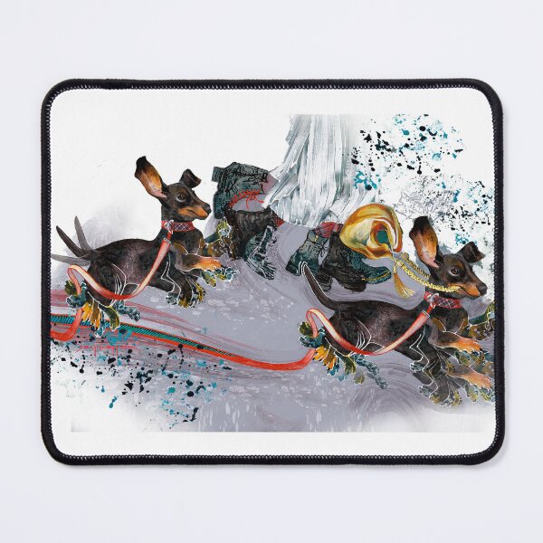 Item preview, Dachshund Fashion Dash designed and sold by De Gillett Cox.