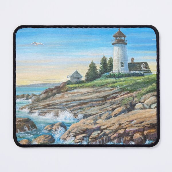 Item preview, Pemaquod Lighthouse in Maine designed and sold by artbyzona.