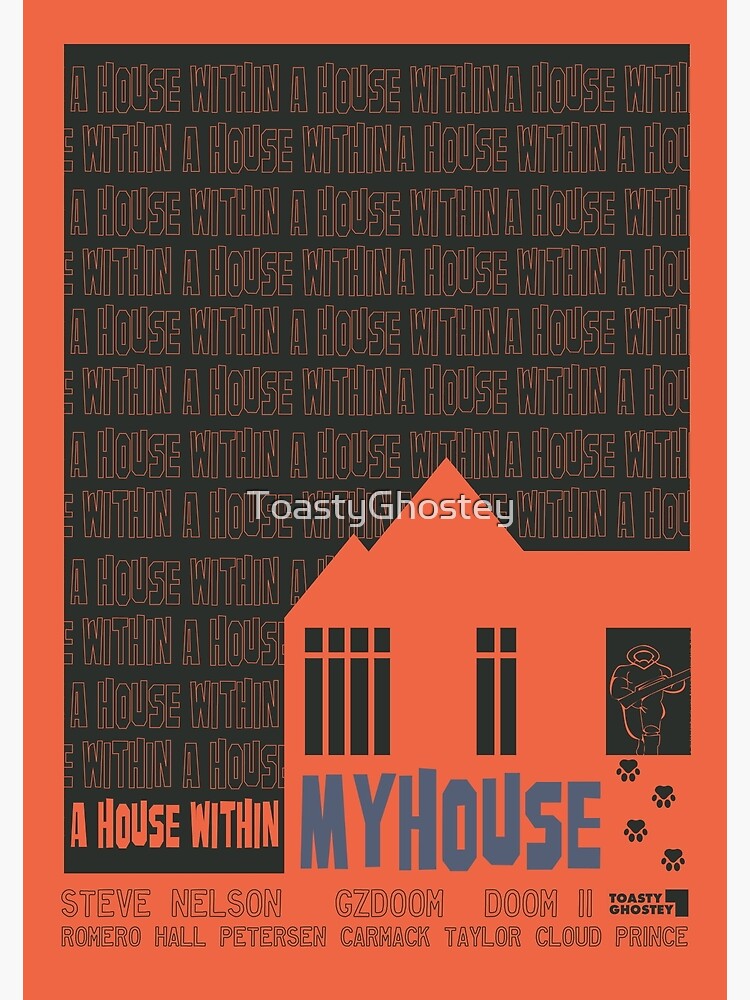 MYHOUSE.WAD Retro-Movie styled Print