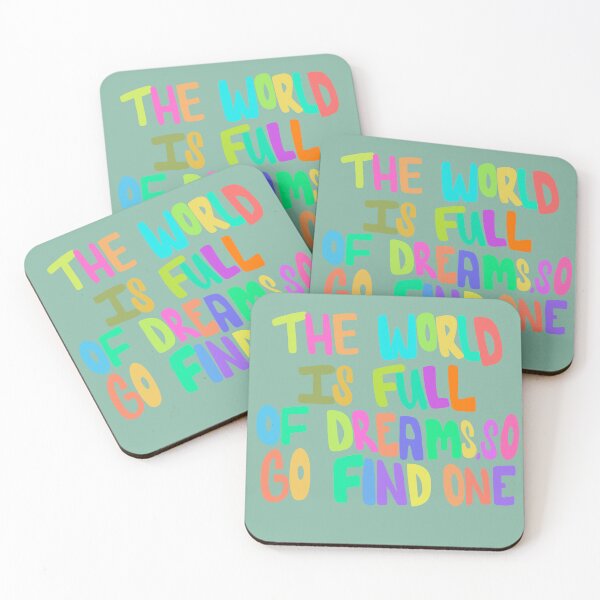 Item preview, The World is Full of Dreams, So Find One designed and sold by ltrlettering.