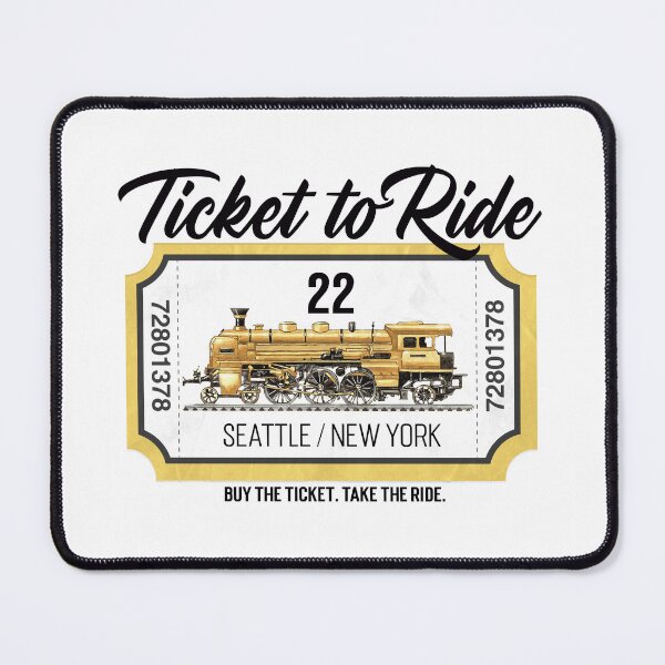 Item preview, Ticket to Ride designed and sold by ohmygoodstshirt.
