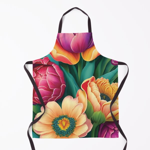 Artikelvorschau, Blumen: Aquarell-Tulpen und Gerbera-Gänseblümchen entworfen und verkauft von Quirky Vibes.