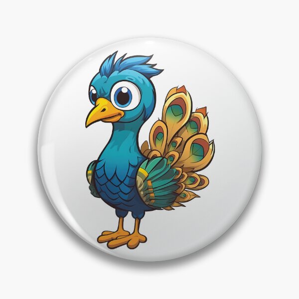 Item preview, Chibi Peacock Image designed and sold by PopPopGfx.