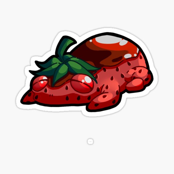 Strawberry Forg/Frog Sticker – MunjoMunjo