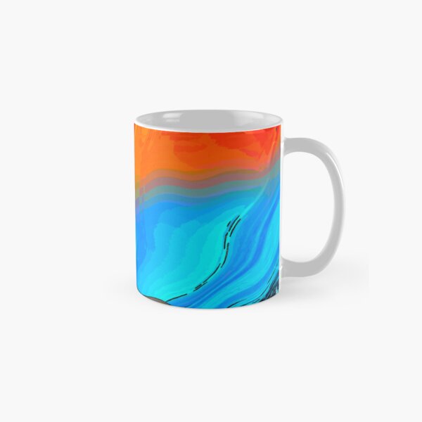 Sunset Waves Upon Earth Classic Mug