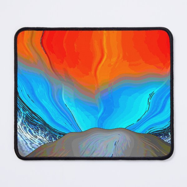 Sunset Waves Upon Earth Mouse Pad