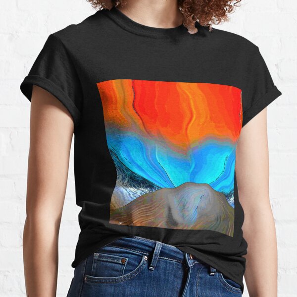 Sunset Waves Upon Earth Classic T-Shirt
