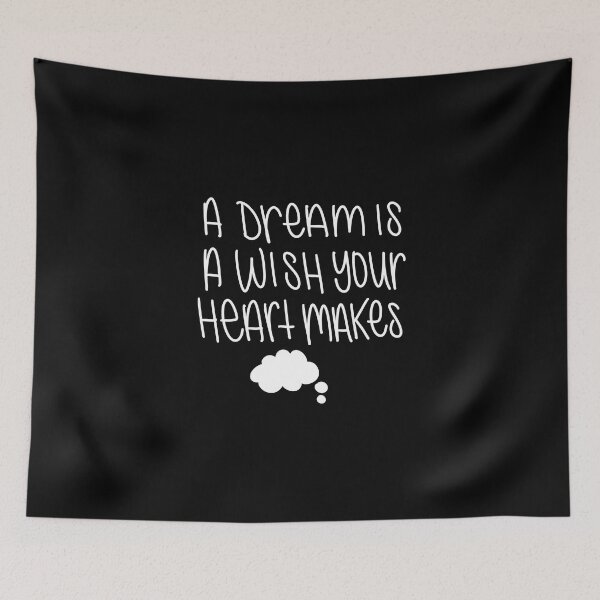 Item preview, A Dream is a Wish Your Heart Makes designed and sold by ltrlettering.