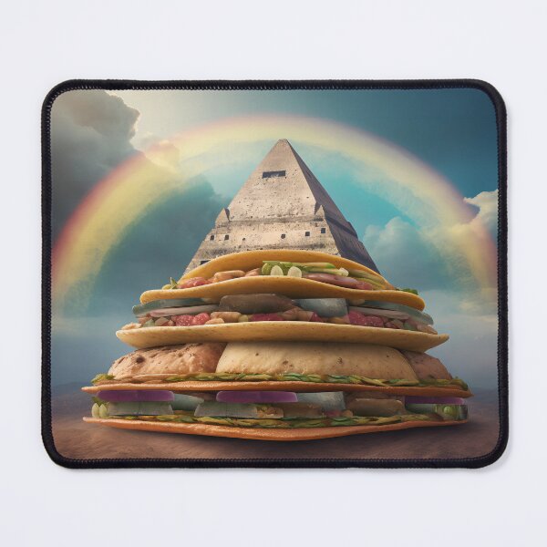 Item preview, the RAINBOW taco Pyramid working class designed and sold by miraclemeows.