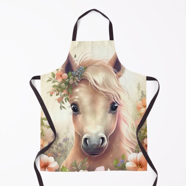 Item preview, Baby Horse Pony Farm Animal Floral Nursery Graphic designed and sold by SpookshowDesign.