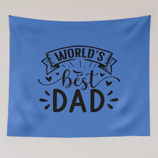 Item preview, World's Best Dad  designed and sold by ArtMeetsPizza.