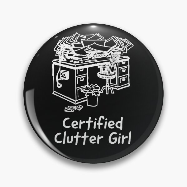 Item preview, Certified Clutter Girl Messy Desk designed and sold by Andy Hilaire.
