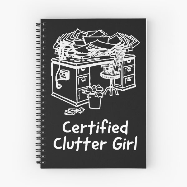 Item preview, Certified Clutter Girl Messy Desk designed and sold by Andy Hilaire.