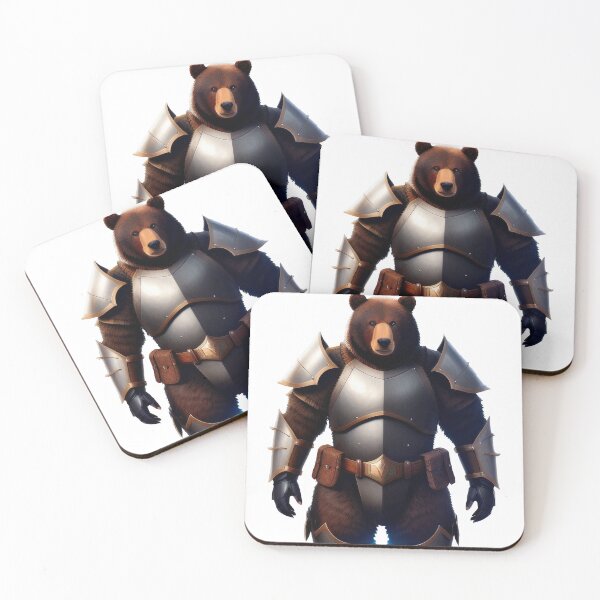Item preview, Adorable bear knight designed and sold by Harmonysens.