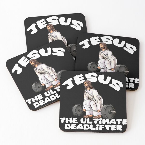 Item preview, Jesus The Ultimate Deadlifter designed and sold by angus77ok.