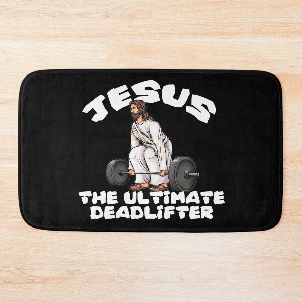 Item preview, Jesus The Ultimate Deadlifter designed and sold by angus77ok.