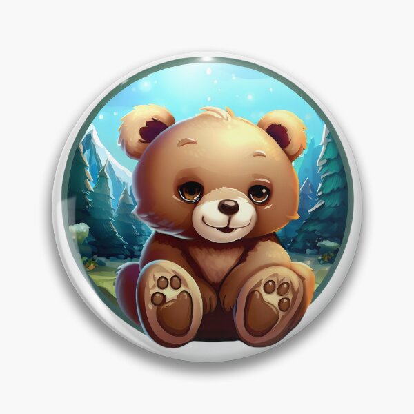 Item preview, Cute and sweet baby bear in the forest designed and sold by ArtandSmile.