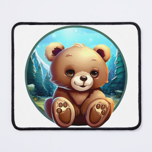 Item preview, Cute and sweet baby bear in the forest designed and sold by ArtandSmile.
