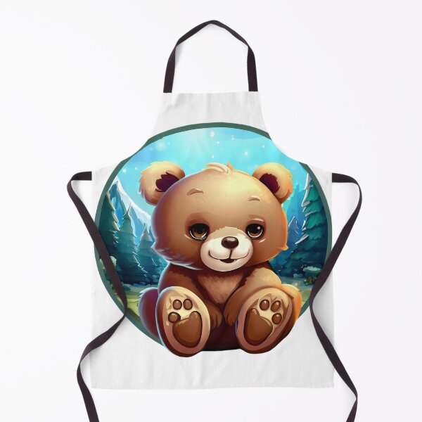 Item preview, Cute and sweet baby bear in the forest designed and sold by ArtandSmile.