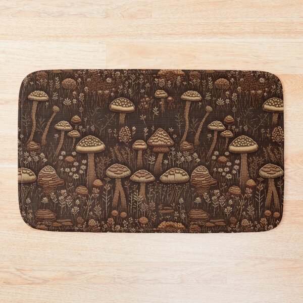 Item preview, Embroidered Mushrooms designed and sold by PietyandDesire.