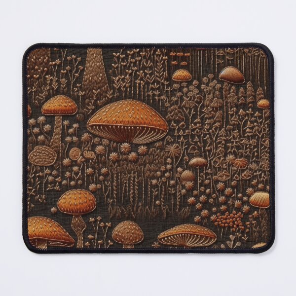 Item preview, Embroidered Mushrooms designed and sold by PietyandDesire.