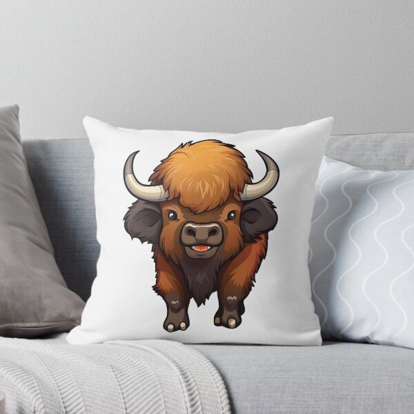 Aperçu de l'œuvre Image de bison Chibi créée et vendue par PopPopGfx.