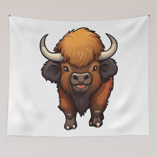 Item preview, Chibi Bison Image designed and sold by PopPopGfx.