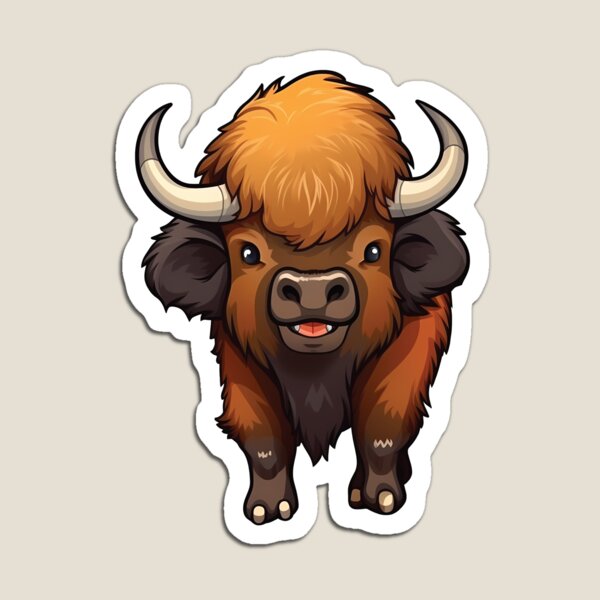 Artikelvorschau, Chibi Bison Bild entworfen und verkauft von PopPopGfx.