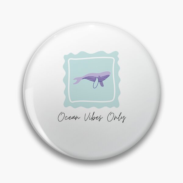 Item preview, Ocean vibes only whales minimalist designed and sold by Hedgehogshirts.
