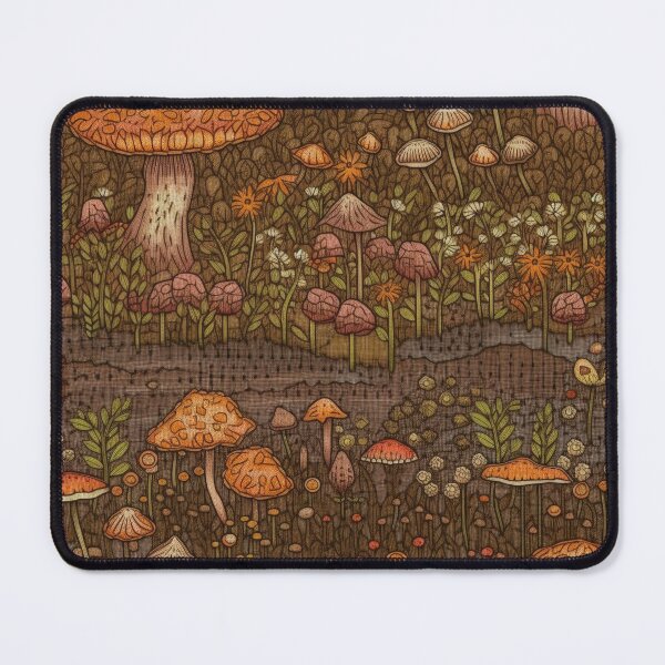 Item preview, Embroidered Mushrooms designed and sold by PietyandDesire.