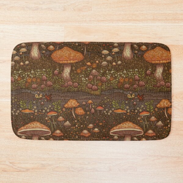 Item preview, Embroidered Mushrooms designed and sold by PietyandDesire.