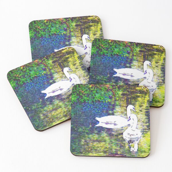 Item preview, TWO SWANS designed and sold by ArtbyRolleen.
