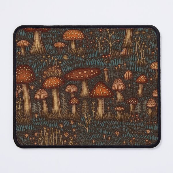 Item preview, Embroidered Mushrooms designed and sold by PietyandDesire.