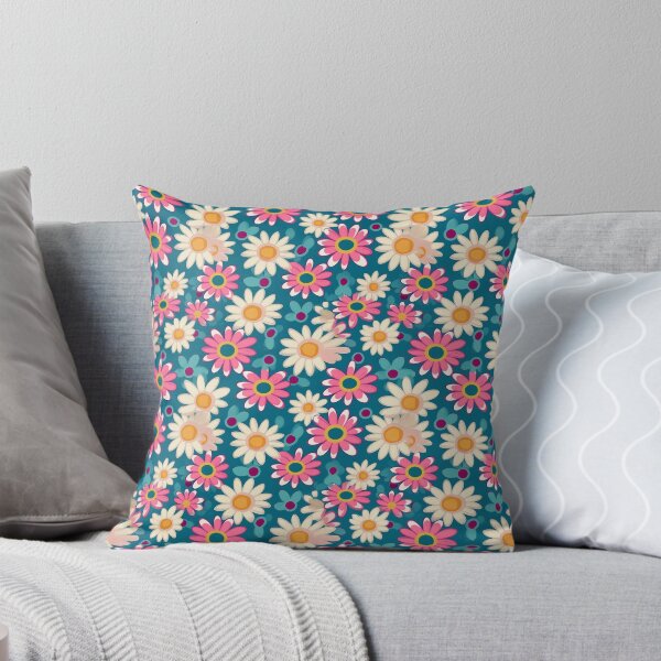 Item preview, flores retro patrón floral designed and sold by AETHERART.