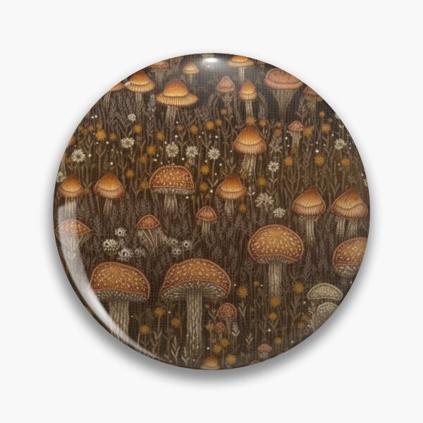 Item preview, Embroidered Mushrooms designed and sold by PietyandDesire.