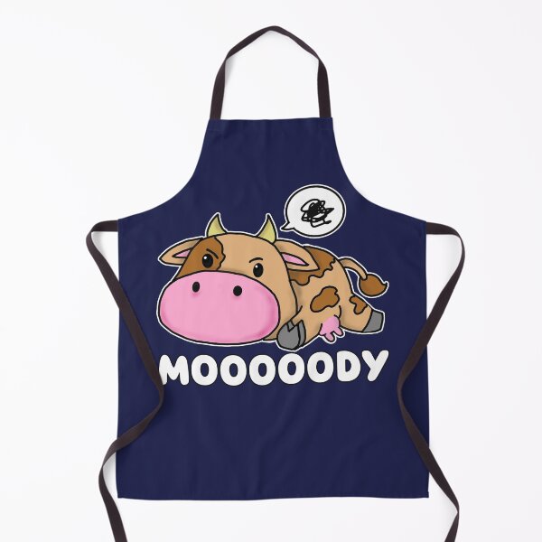 Item preview, Mooooooody: Quirky Cow-Themed Humor designed and sold by Dorky--Designs.